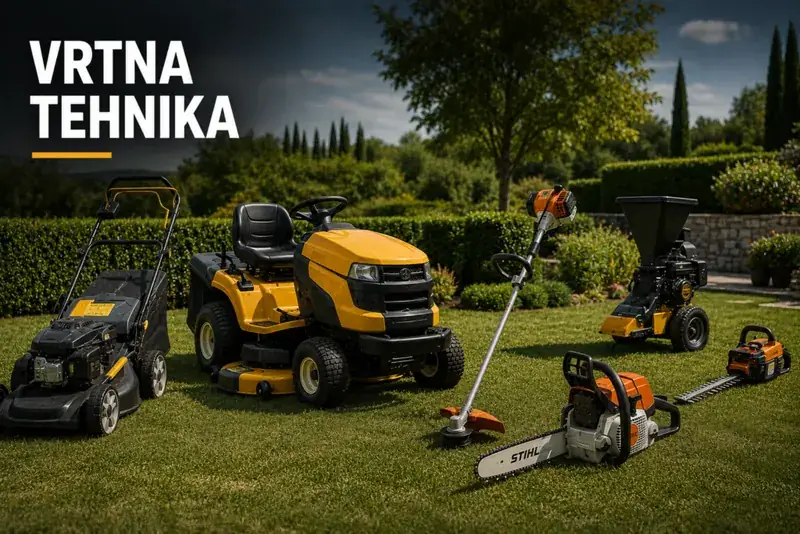 Vrtna tehnika – kosilice, trimeri i motorne pile za najam